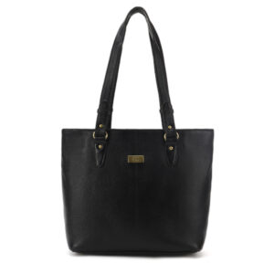 p3 || Midnight Noir Leather Tote Bag || Premium Leather Durable & Stylish Bag for Women