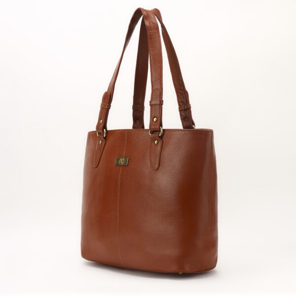 P2|| Amber Luxe Leather Tote Bag || Durable & Stylish  Premium Leather  Bag for Women - Image 3